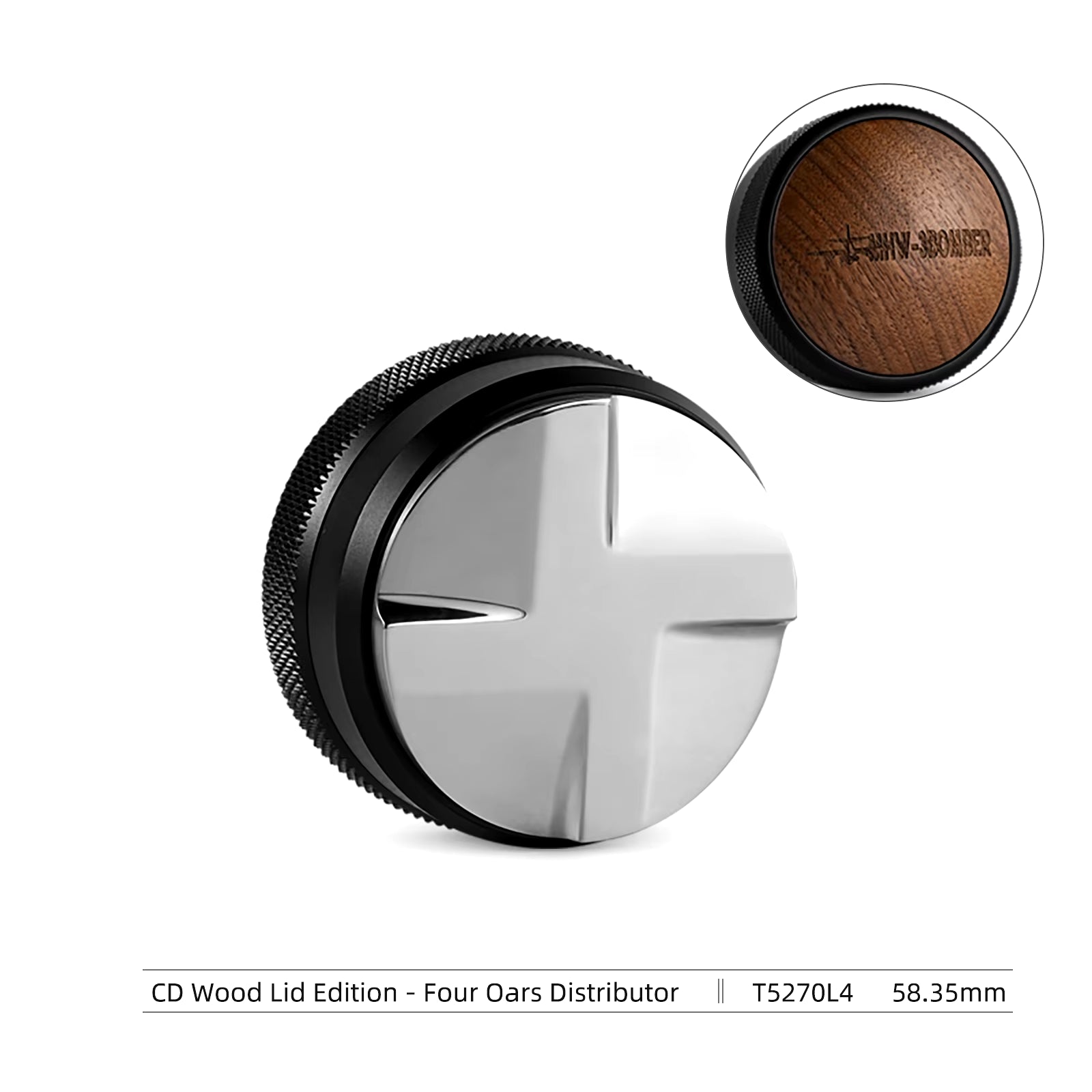 51/53/58Mm Coffee Tamper & Distributor with Tamping Mat Cleaning Brush Espresso Tamper Set Home Barista Accessories