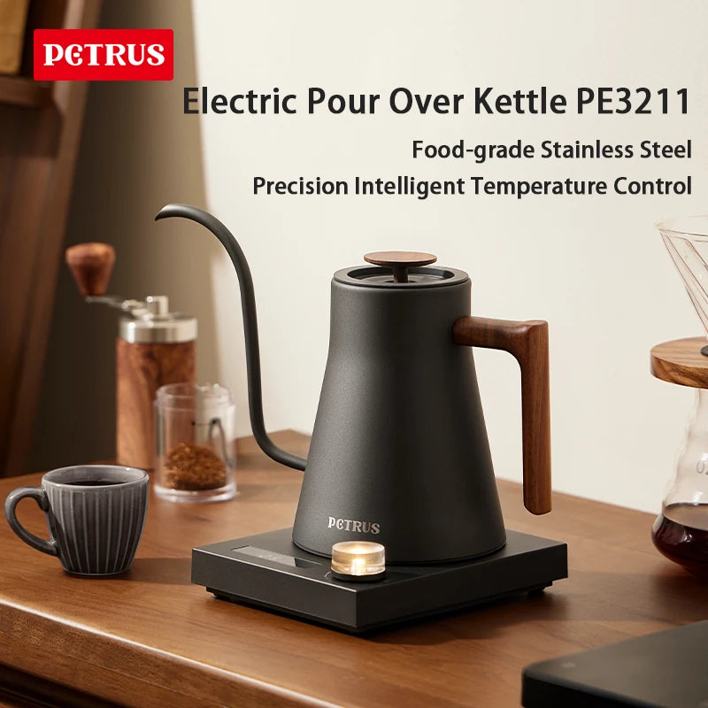 Smart Electric Pour over Kettle Temperature Control for Coffee Tea PE3211