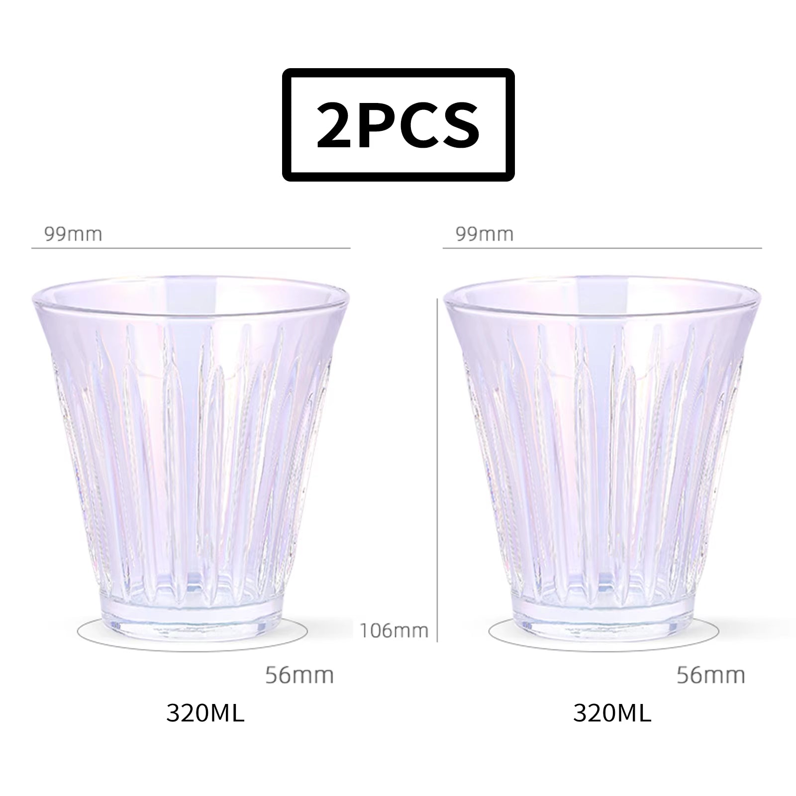 320Ml Glass Coffee Mug Espresso Barista Art Latte Cups for Tea Cappuccino Chic Home Cafe Bar Accessories