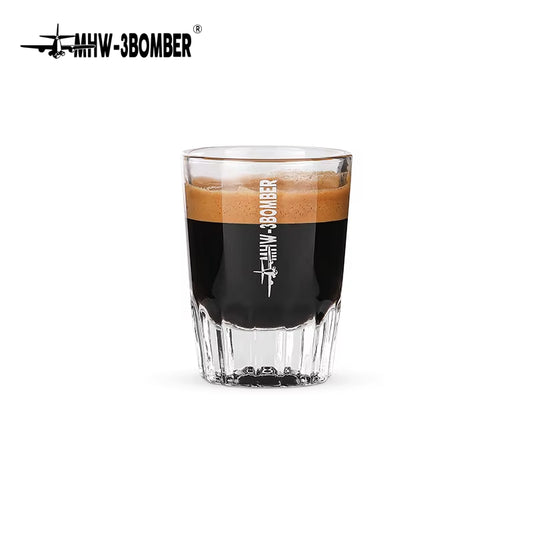 Espresso Glass Measuring Cup 50ML Clear Shot Glasses Coffee Mugs Set Espresso Measuring Tools Milk Frothing Pitcher