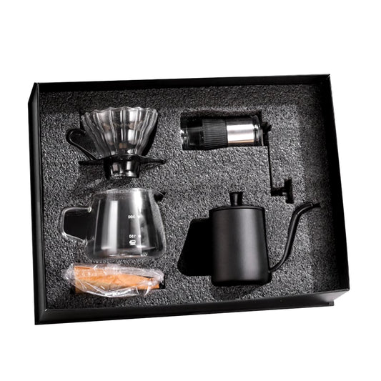 Hand Brew Coffee Maker Set, Practical, Simple, Manual Brewing, Making Coffee Pots for Coffee Lovers, Coffee Accessories, 5 Pcs