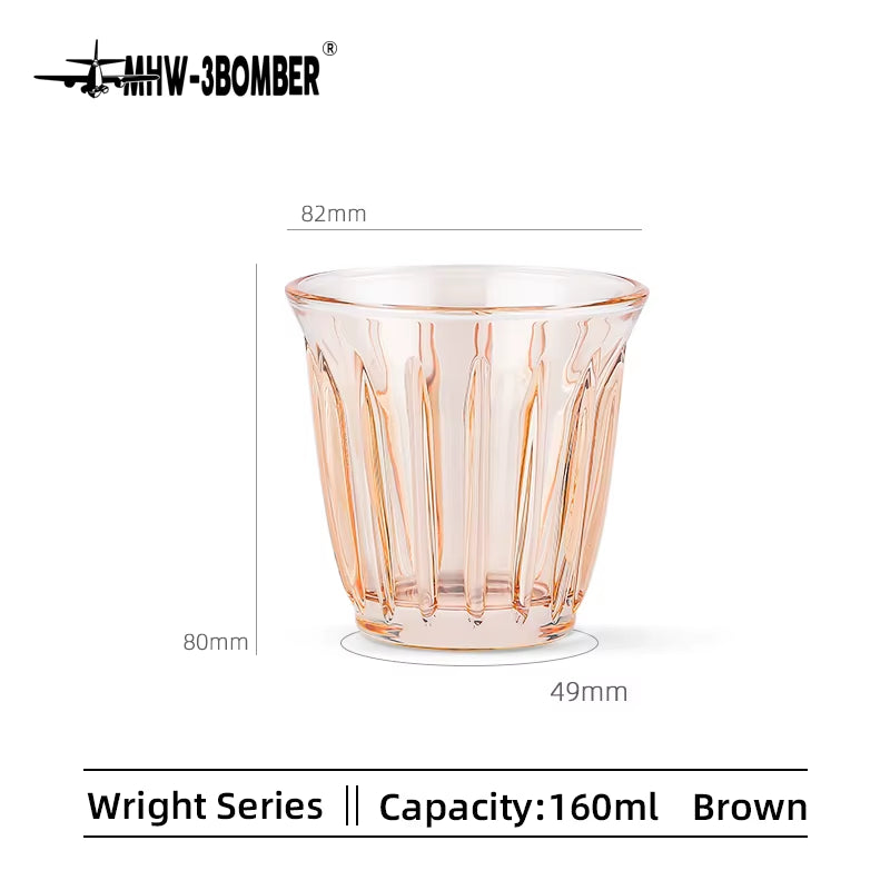 160Ml 200Ml Glass Espresso Cups Italian Style Clear Non-Slip Coffee Cup Delicate Home Barista Kitchen Accessories