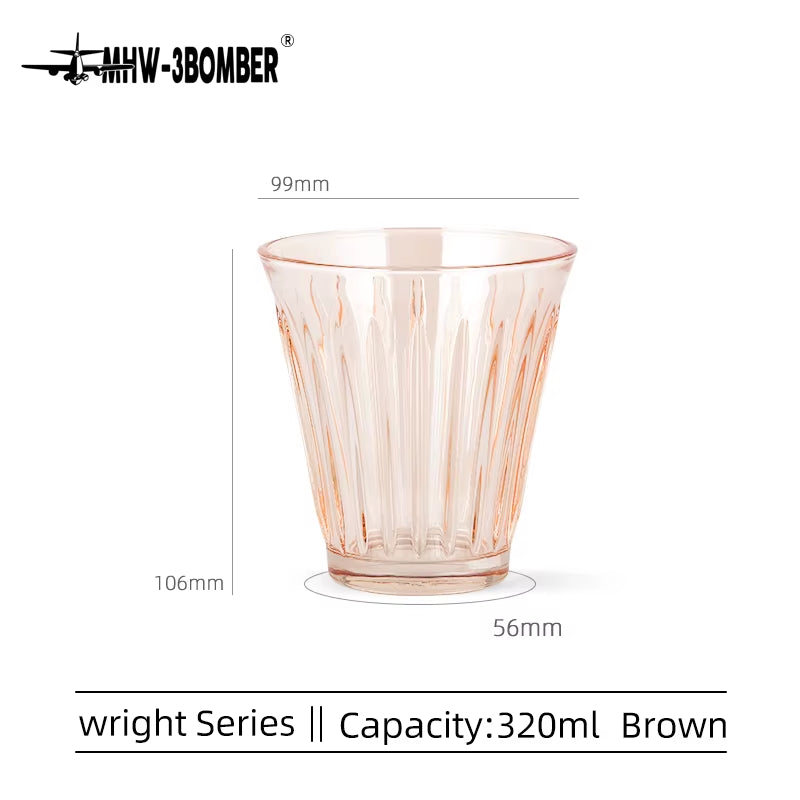 320Ml Glass Coffee Mug Espresso Barista Art Latte Cups for Tea Cappuccino Chic Home Cafe Bar Accessories