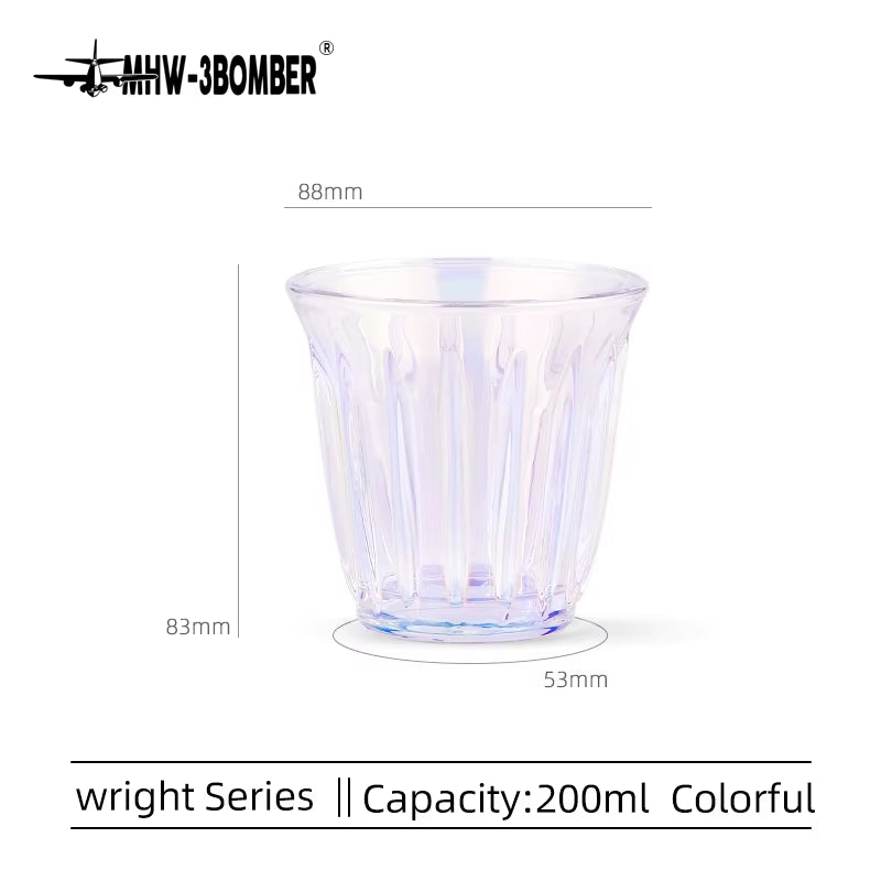 160Ml 200Ml Glass Espresso Cups Italian Style Clear Non-Slip Coffee Cup Delicate Home Barista Kitchen Accessories