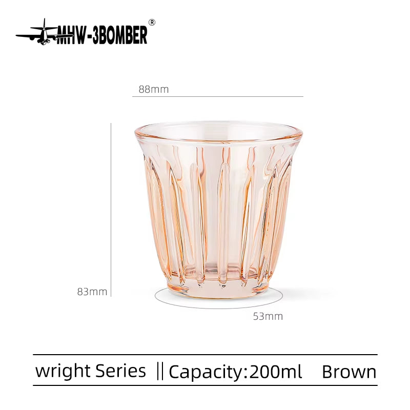 160Ml 200Ml Glass Espresso Cups Italian Style Clear Non-Slip Coffee Cup Delicate Home Barista Kitchen Accessories