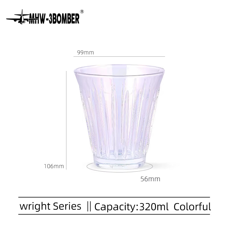 320Ml Glass Coffee Mug Espresso Barista Art Latte Cups for Tea Cappuccino Chic Home Cafe Bar Accessories