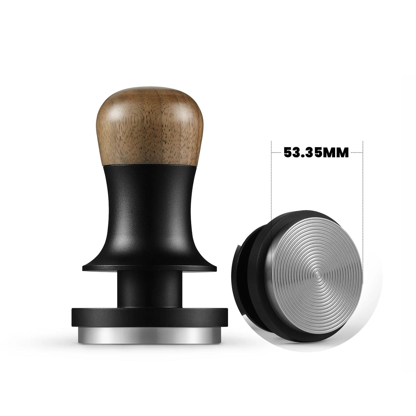 30Lbs Coffee Tamper Ripple Base Constant Pressure Espresso Tamper 3Pcs Calibrated Spring Loaded Home Barista Tools