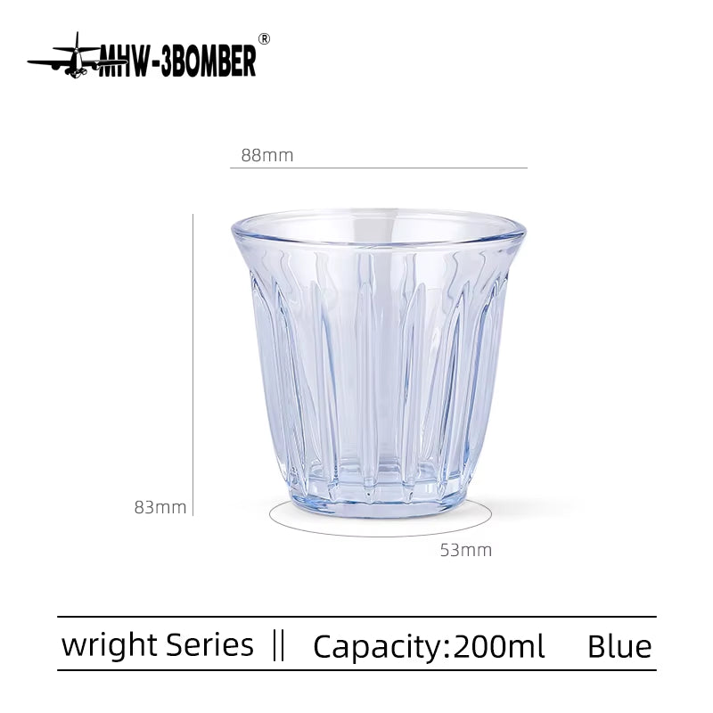 160Ml 200Ml Glass Espresso Cups Italian Style Clear Non-Slip Coffee Cup Delicate Home Barista Kitchen Accessories