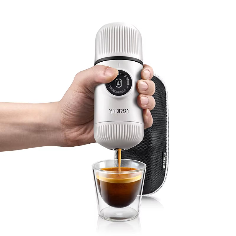 Nanopresso +Case, Portable Espresso Maker Bundled with Nanopresso Protective Case, Upgrade Version of Minipresso