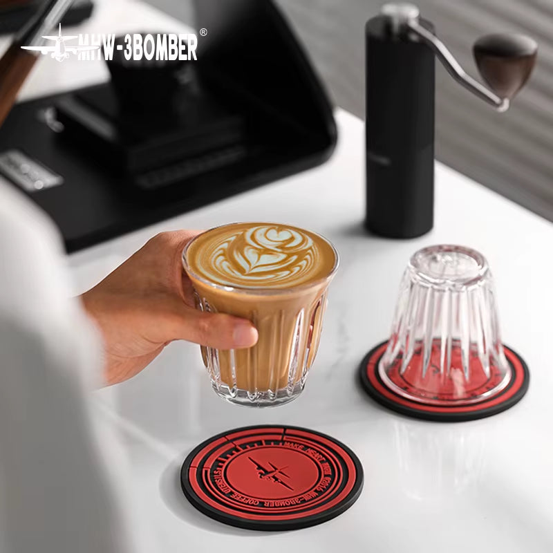 51Mm 58.35Mm Coffee Tamper Set with Storage Tampers Mat and Kitchen Bar Cleaning Towel Professional Barista Kit Gift