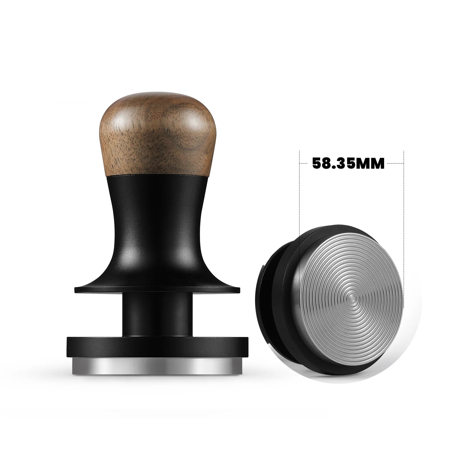 30Lbs Coffee Tamper Ripple Base Constant Pressure Espresso Tamper 3Pcs Calibrated Spring Loaded Home Barista Tools