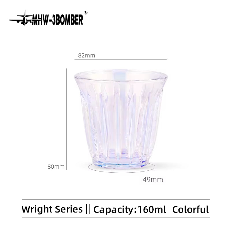 160Ml 200Ml Glass Espresso Cups Italian Style Clear Non-Slip Coffee Cup Delicate Home Barista Kitchen Accessories