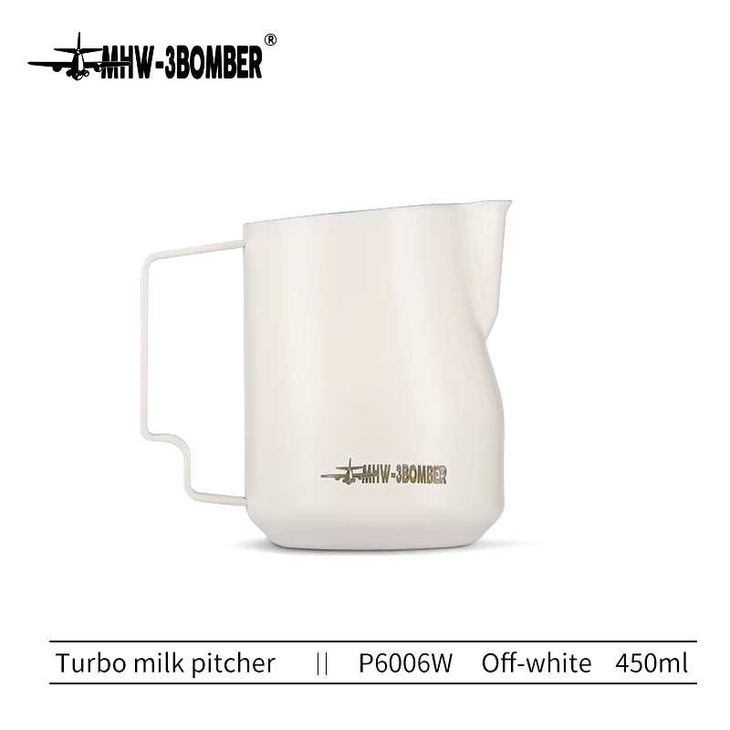 350Ml 450Ml Turbo Milk Frothing Pitcher Steaming Pitchers Professional Milk Foam Jug Home Barista Kitchen Accessorie