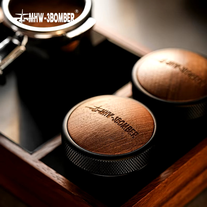 51/53/58Mm Coffee Tamper & Distributor with Tamping Mat Cleaning Brush Espresso Tamper Set Home Barista Accessories