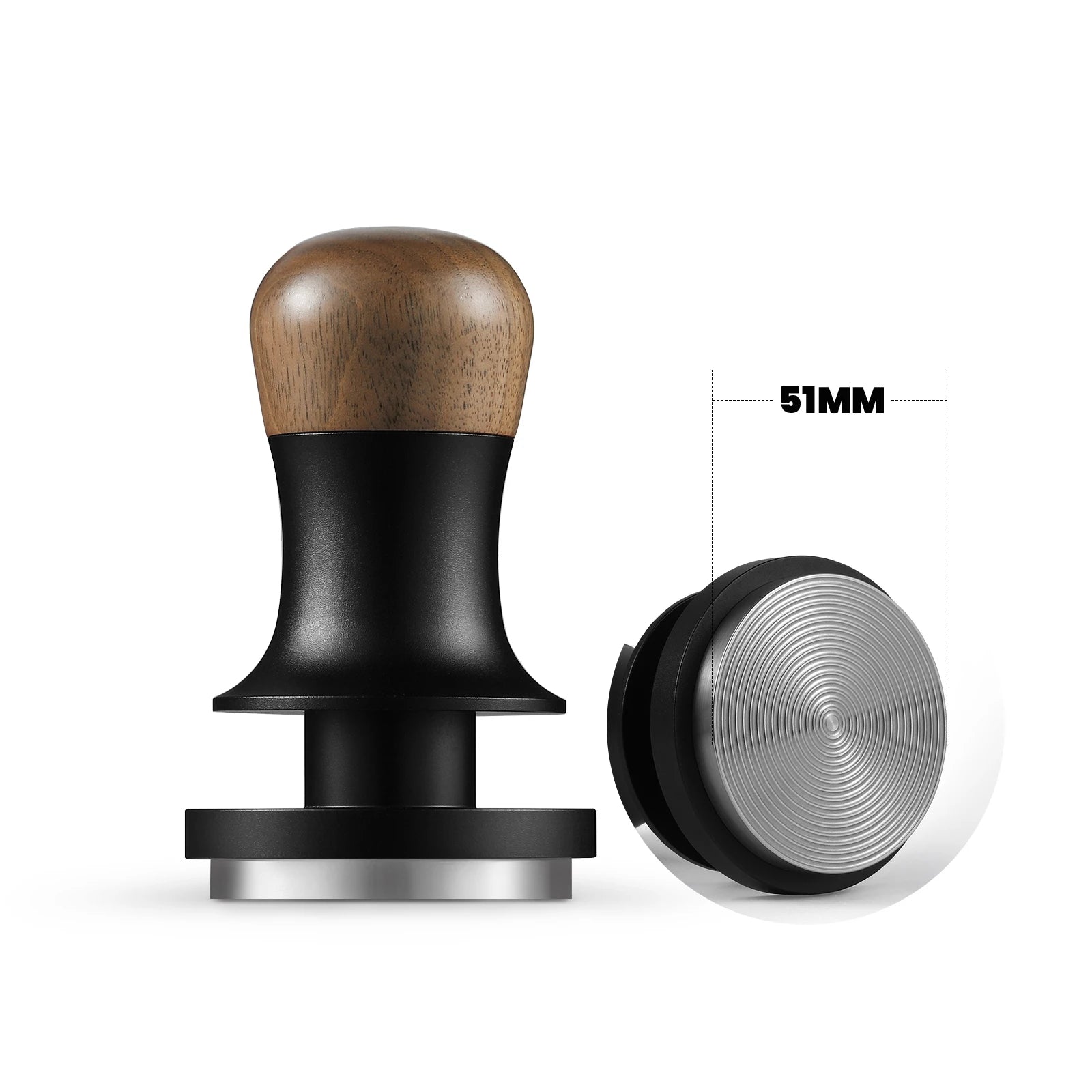 30Lbs Coffee Tamper Ripple Base Constant Pressure Espresso Tamper 3Pcs Calibrated Spring Loaded Home Barista Tools